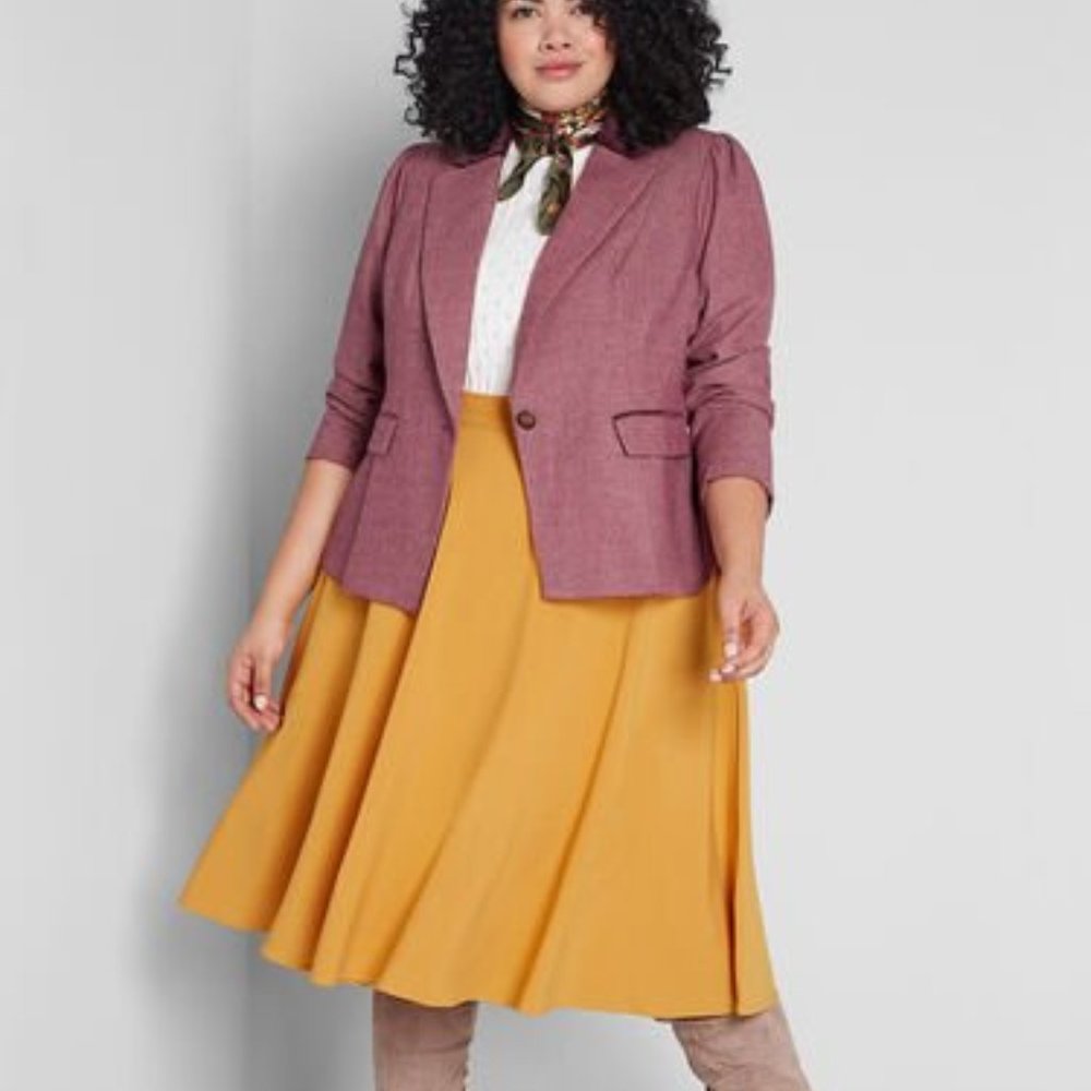 Modcloth Just This Sway A-Line Skirt 1X